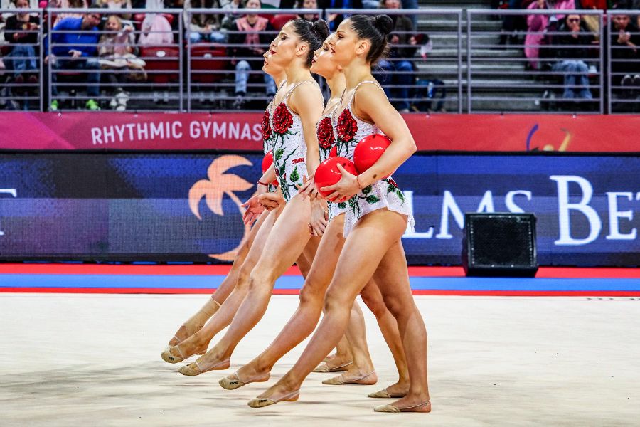 <p>Финалите на отделните уреди на Световната купа по художествена гимнастика.</p>