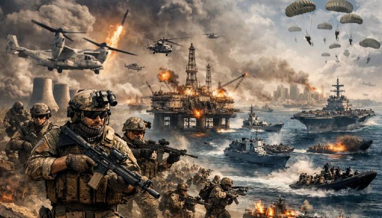 армия сащ военни - ОБРАТНО БРОЕНЕ ДО УДАРА: Спецчасти на САЩ обградиха Иран!