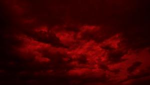 червено небе