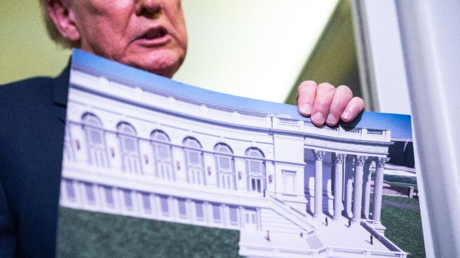 <p>Тръмп предизвика буря със строежа на бална&nbsp;зала в Белия дом</p>