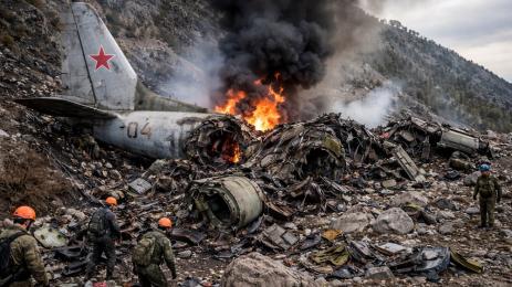 разбит самолет Крим руски