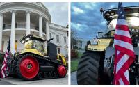 позлатен трактор Fendt Доналд Тръмп