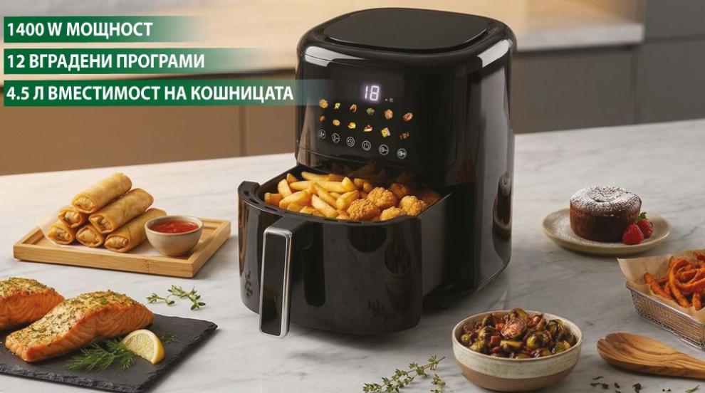 По-здравословно готвене за празничната трапеза с компактен дигитален фрайър