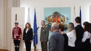 Президентът Илияна Йотова удостои с висше офицерско звание полковник Атанас