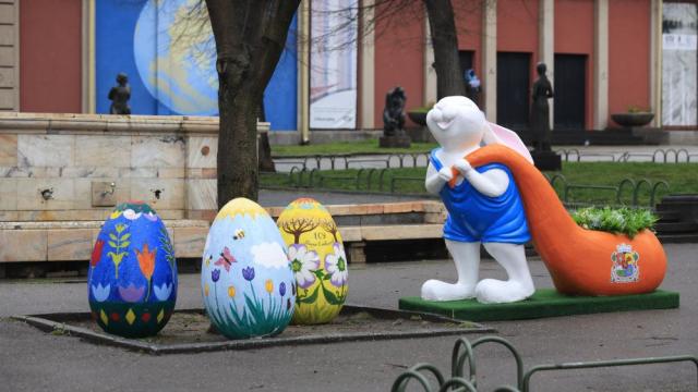 София грейна в празнична великденска украса (СНИМКИ)