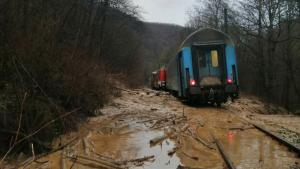 влак Стара Загора дерайлирал