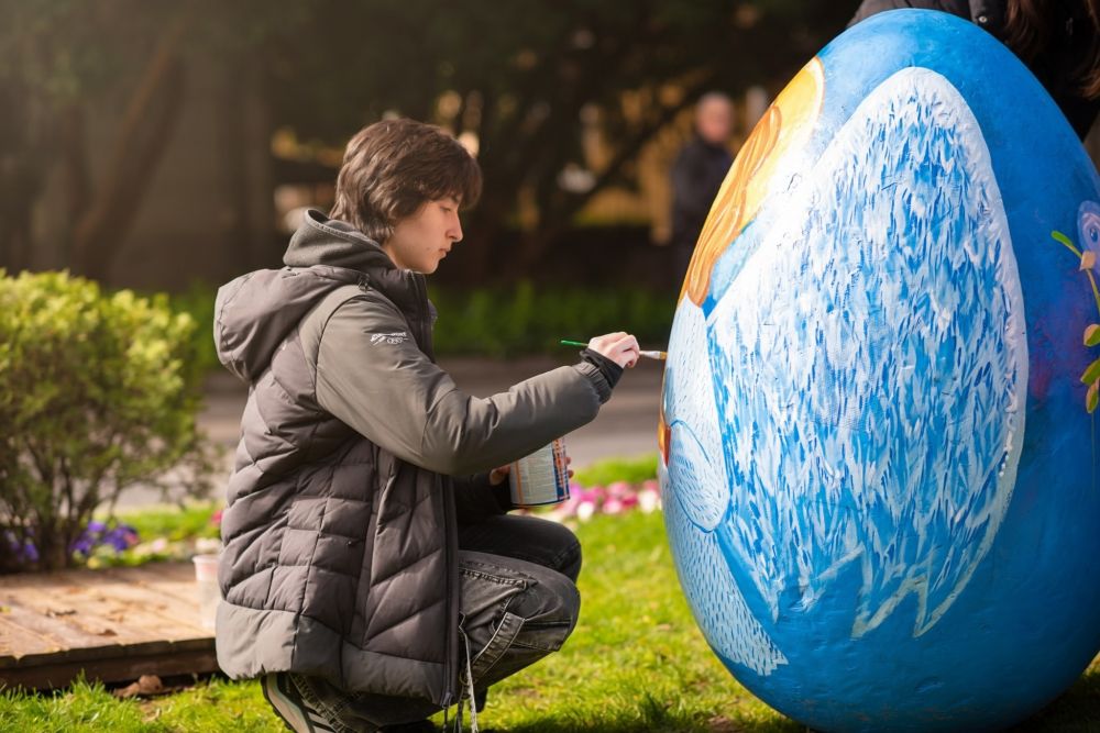 Великденска украса в Пловдив