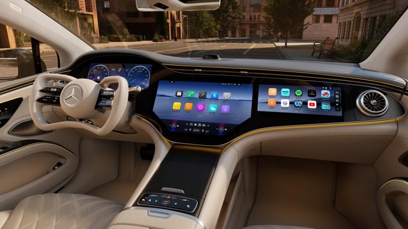 Mercedes EQS yoke волан