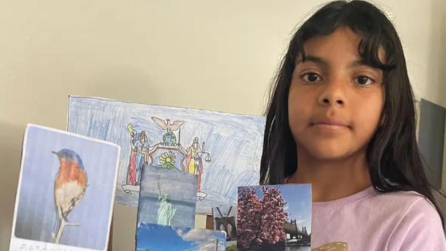 Снимка с неуточнена дата на починалото след удар с метална бутилка за вода в главата момиче Кимбърли Савалета Чукипа