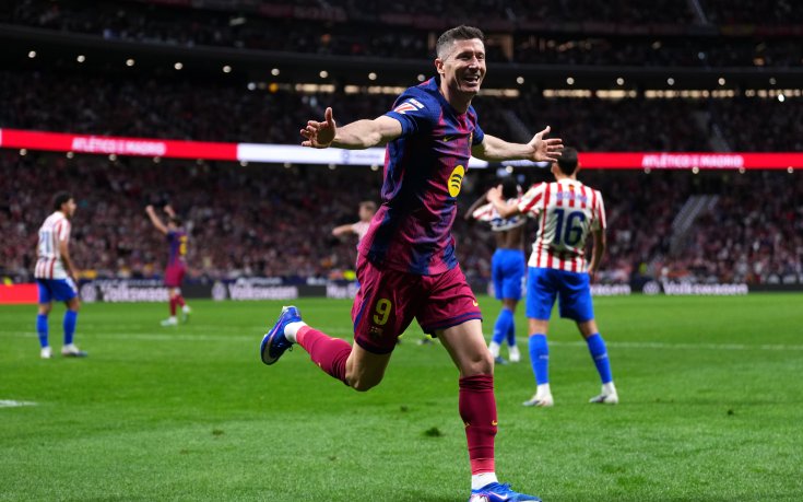 Барселона с голяма крачка към титлата, Левандовски разплака Атлетико с рамо