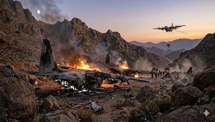 САЩ Иран самолет - СРЕДНОЩНА ДРАМА: САЩ унищожили собствените си самолети, докато спасявали изчезналия пилот! (ВИДЕО)