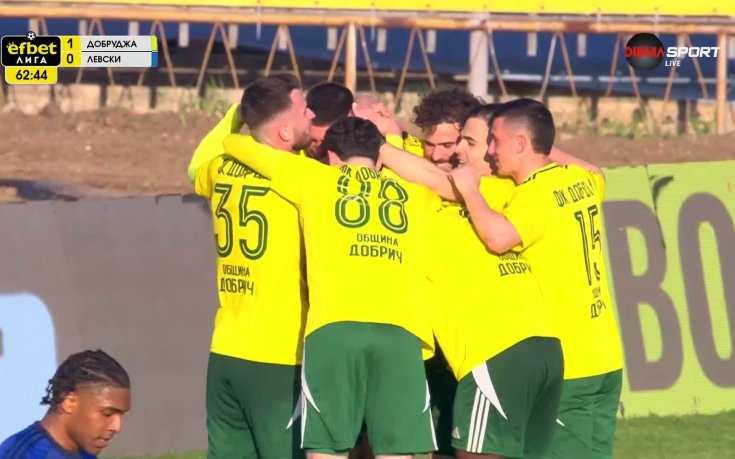Шок за Левски в Добрич! Автогол даде аванс на Добруджа (видео)