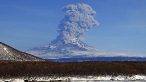 Вулканът Шивелуч в Камчатка