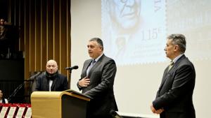 Пуснаха пощенска марка за 150 години от рождението на Кръстьо