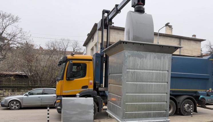 варна боклук - Във Варна събират боклука под земята!