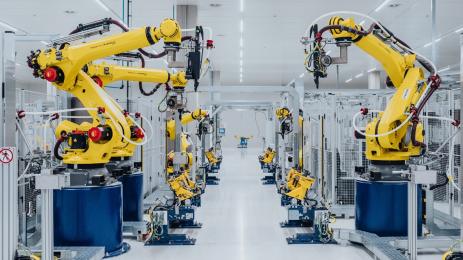 поточна линия роботи завод батерии