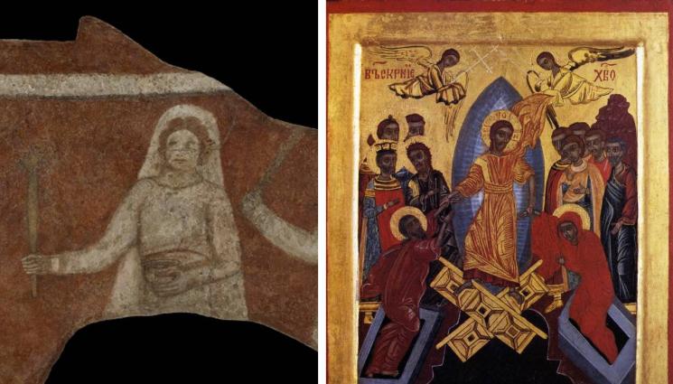 икона - Вземете подарък – икона за Великден! Христос развя знамето  на свободата ни