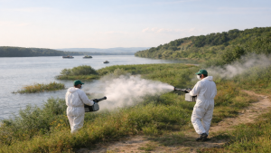 пръскане срещу комари