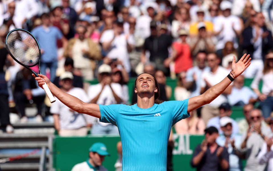 Зверев мина през белгиец за първи 1/4-финал в Монте Карло от 2022-а