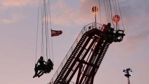 Изглед от увеселителния парк Пратер