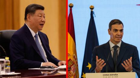 Си Дзинпин и Педро Санчес