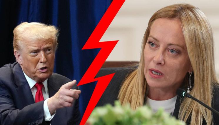 Тръмп Мелони - Тръмп размаза Мелони: Мислех, че има смелост, но сгреших!