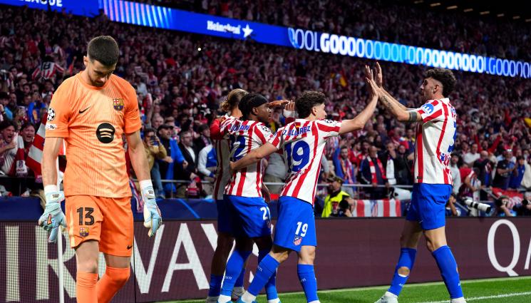 Атлетико Барселона - БАРСА ПОЧТИ ГО НАПРАВИ