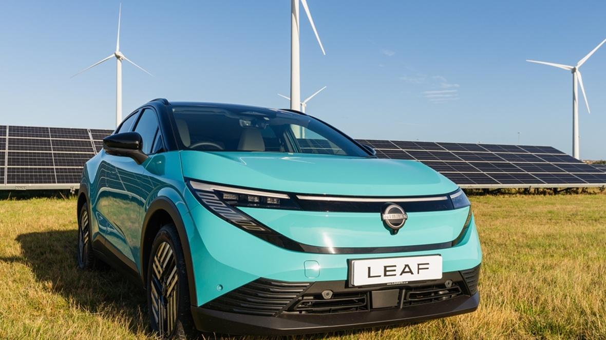 Nissan Leaf електромобили вятърни генератори
