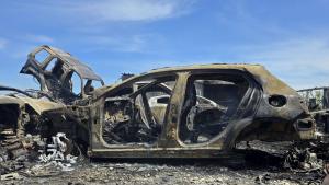 пожар автоморга Пловдив