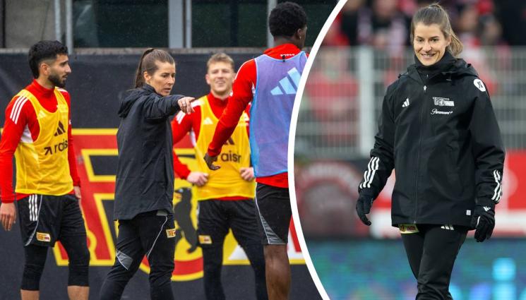 Мари Луис Ета - Футболната богиня Ета дава енергия на Унион. 34-годишната дама ще спира свободното падане в Бундеслигата