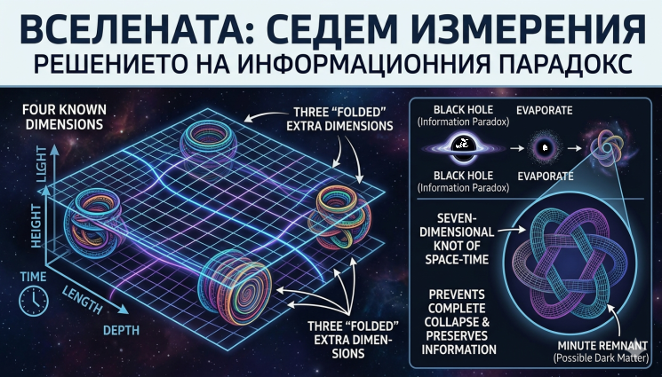 с - УЧЕН С НЕВЕРОЯТНА ТЕОРИЯ: Вселената има седем измерения!