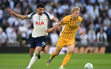 Тотнъм изпусна победата в самия край срещу Брайтън