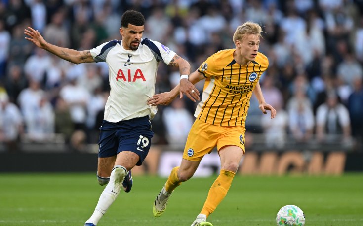 Тотнъм изпусна победата в самия край срещу Брайтън