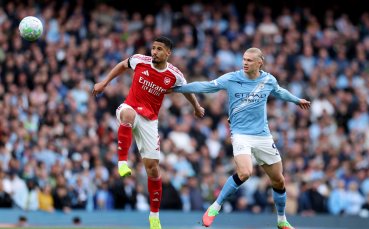 Битката за титлата: Манчестър Сити - Арсенал 1:1 на полувремето