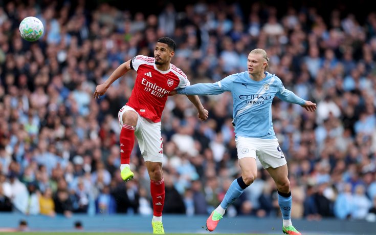 Битката за титлата: Манчестър Сити - Арсенал 1:1, начало на втората част