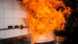 пожар печка храна