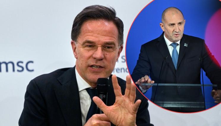 рюте радев - Марк Рюте с личен поздрав до Радев