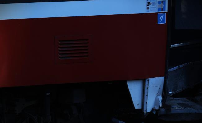 Катастрофа между два трамвая насред София