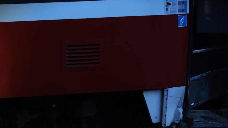 Катастрофа между два трамвая насред София