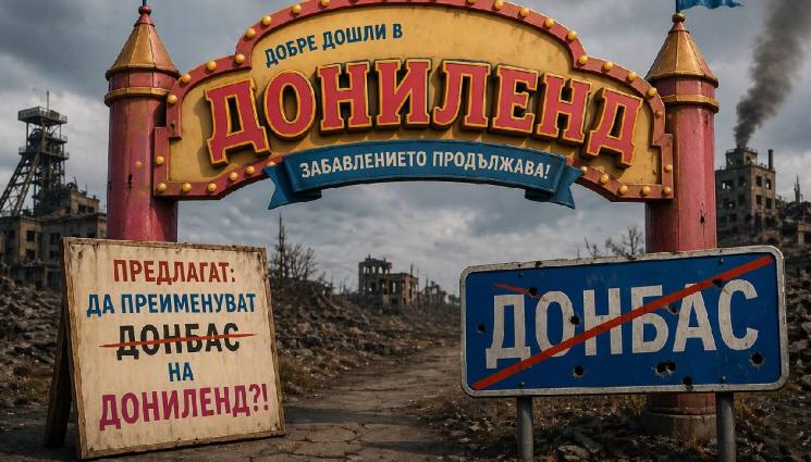 Дониленд - ЩЕ СЕ ЗАПИШЕ В ИСТОРИЯТА: Предлагат да преименуват Донбас на Дониленд?!