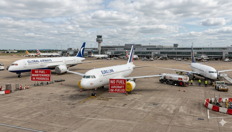 самолет - КРИЗАТА Е ОГРОМНА: Топ авиокомпания отмени хиляди полети заради скъпо гориво!