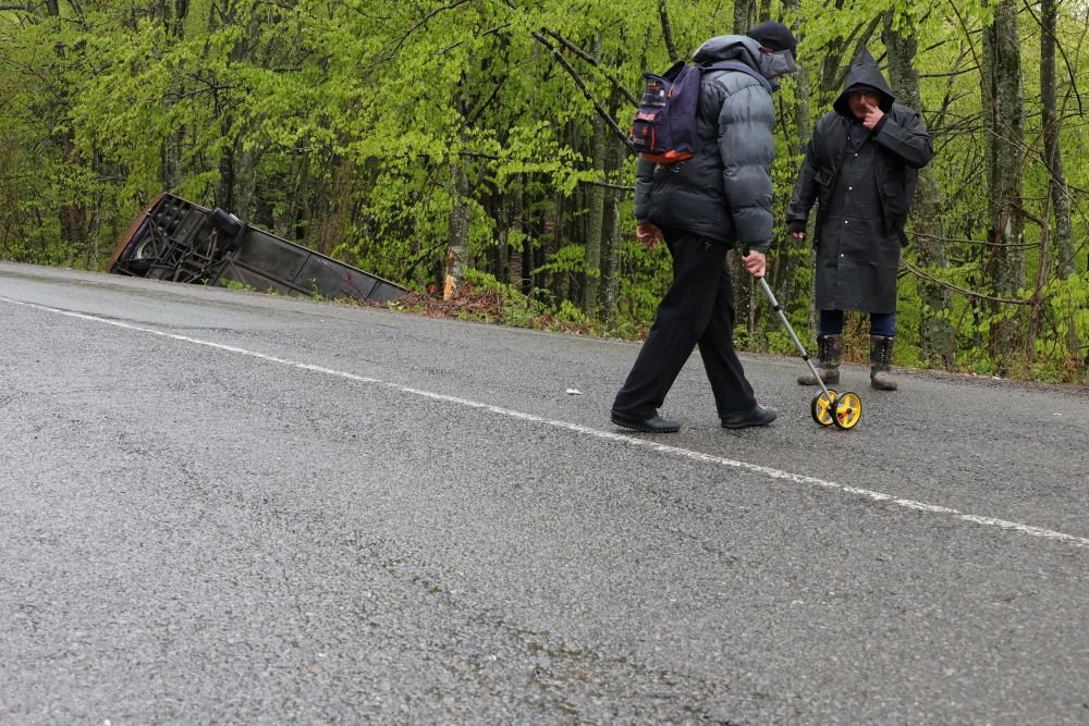 Тежката катастрофа със загинали с автобус край Малко Търново