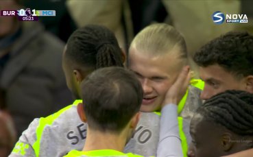 Ерлинг Халанд откри срещу Бърнли (видео)