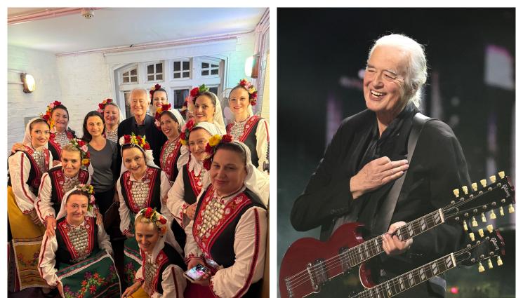 l - Джими Пейдж слуша „Мистерията“ от дете