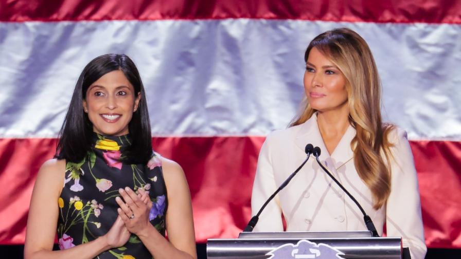 Мелания Тръмп и Уша Ванс очароваха на традиционния обяд на Първата дама