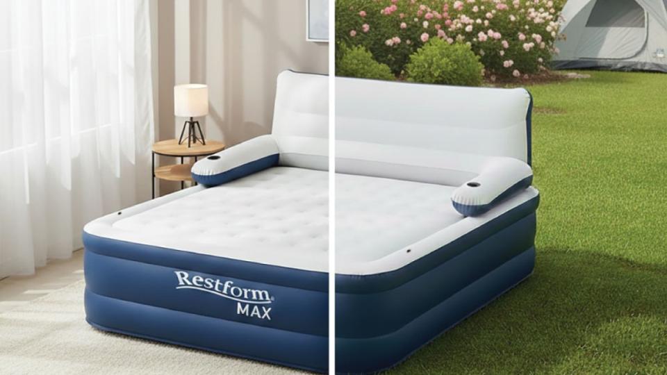 Надува се за 3 минути. Усеща се като истинско легло.