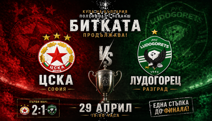 ЦСКА Лудогорец - „Армейци“, това е РЕВАНШЪТ!
