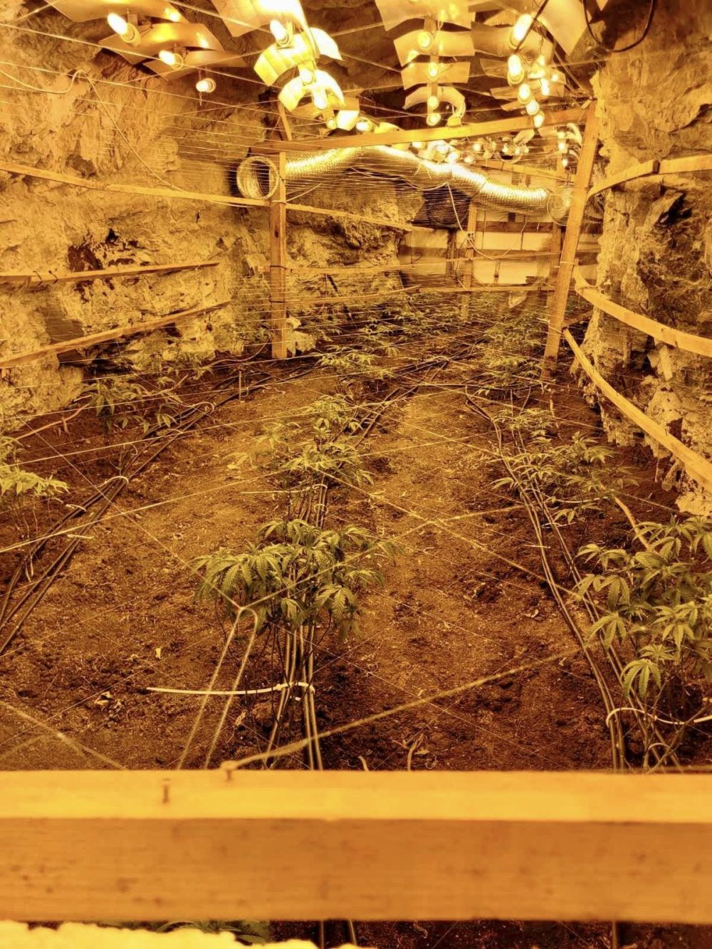 В галериите на бивша мина край Кюстендил се крие наркофабрика