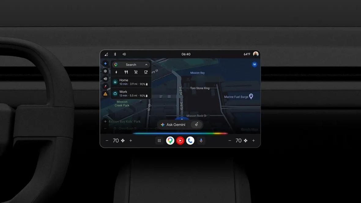 google gemini automotive android auto