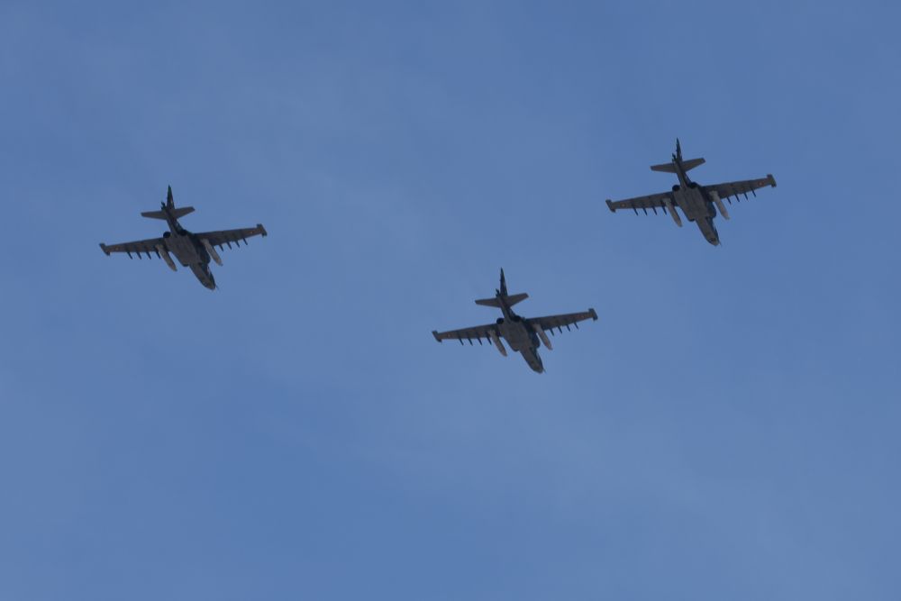 Над площад „Александър Невски“ прелетяха самолети C-27J „Spartan“, Су-25, F-16 Block 70 и МиГ-29